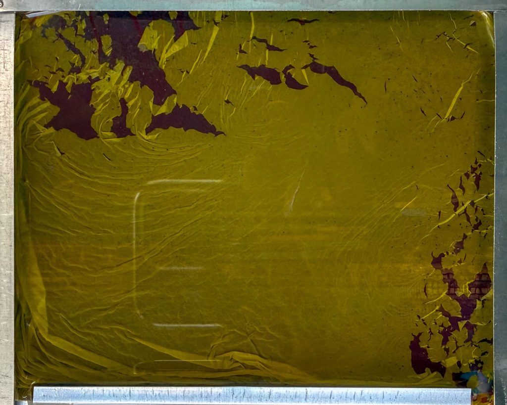 Disintegrating colour negative film